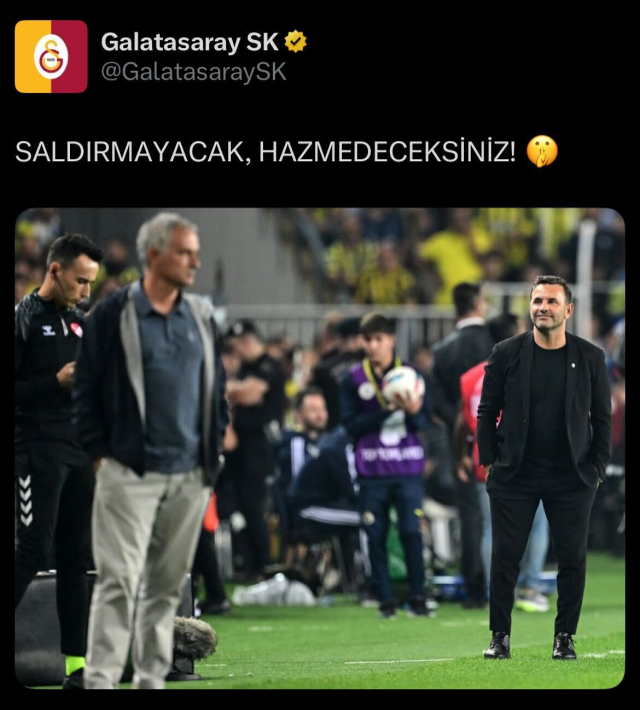 Herkes bu olayı konuşuyor! Galatasaray'dan Mourinho'nun Okan Buruk'a yaptığı müdahaleye ilk tepki