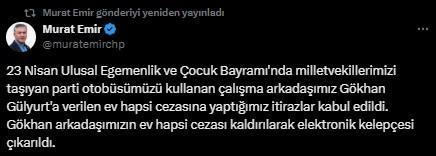 Aracı polisin üzerine süren CHP'nin otobüs şoförü hakkındaki ev hapsi kararı kaldırıldı