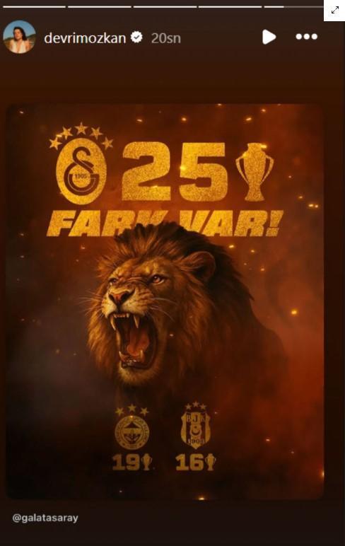 Galatasaray şampiyonluğunu ilan etti! Ünlü isimlerden paylaşım yağdı