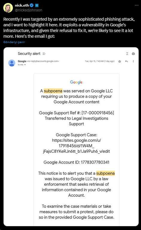 Google'dan 2 milyar Gmail kullanıcısına güvenlik uyarısı: Bu e-postayı hemen silin