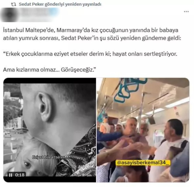 Sedat Peker'in paylaşımında yer alan ifadeler
