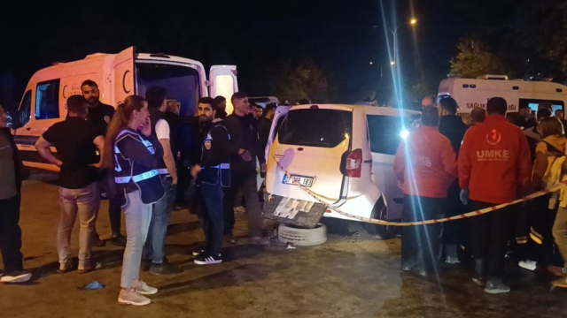 Kaza sonrası çekilen fotoğraf