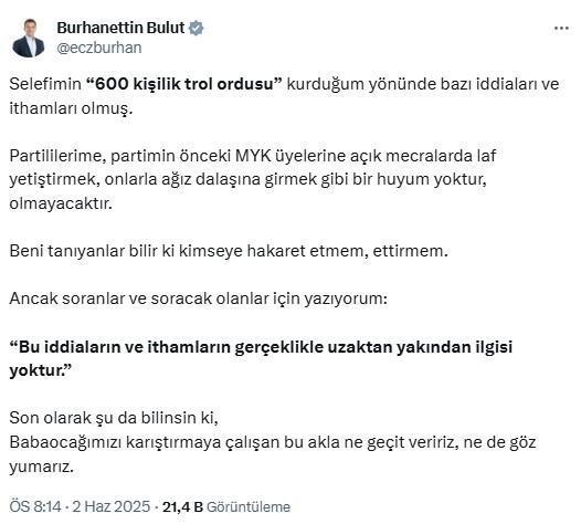 CHP'li Eren Erdem: Kılıçdaroğlu'na küfretmek için 600 kişilik trol ekibi kuruldu