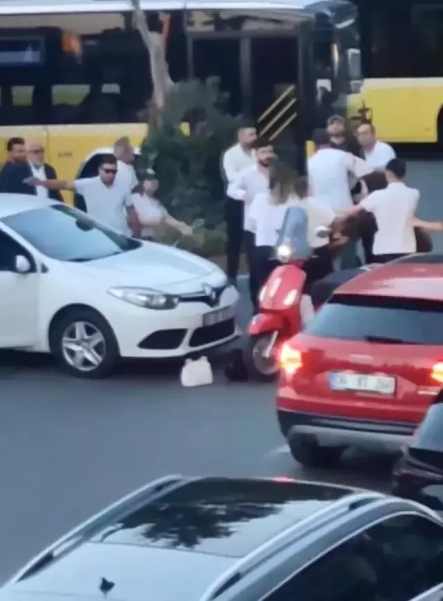 Kadınların park yeri kavgası