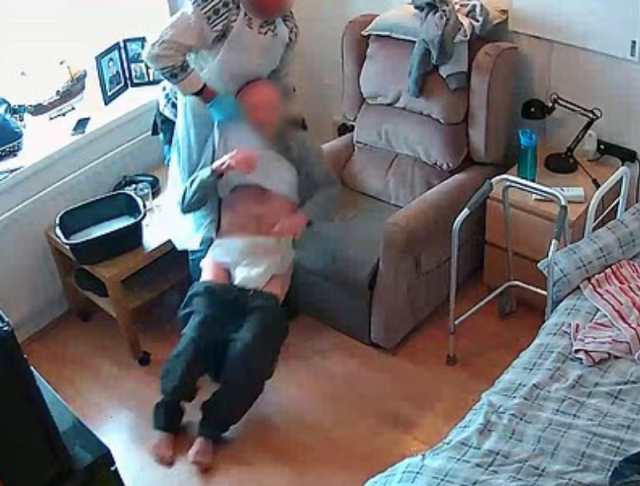 Evine gizli kamera koyan adam bakıcının vahşetini ortaya çıkardı