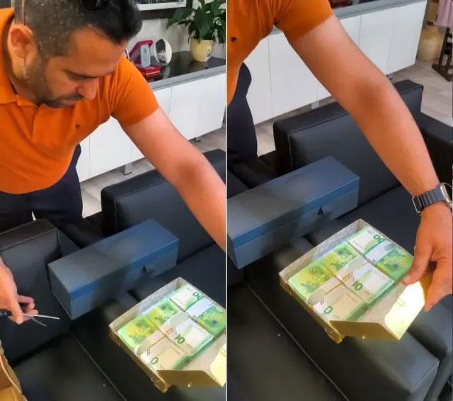 Baklava kutusundaki 110 bin Euro'luk rüşvet anı kamerada